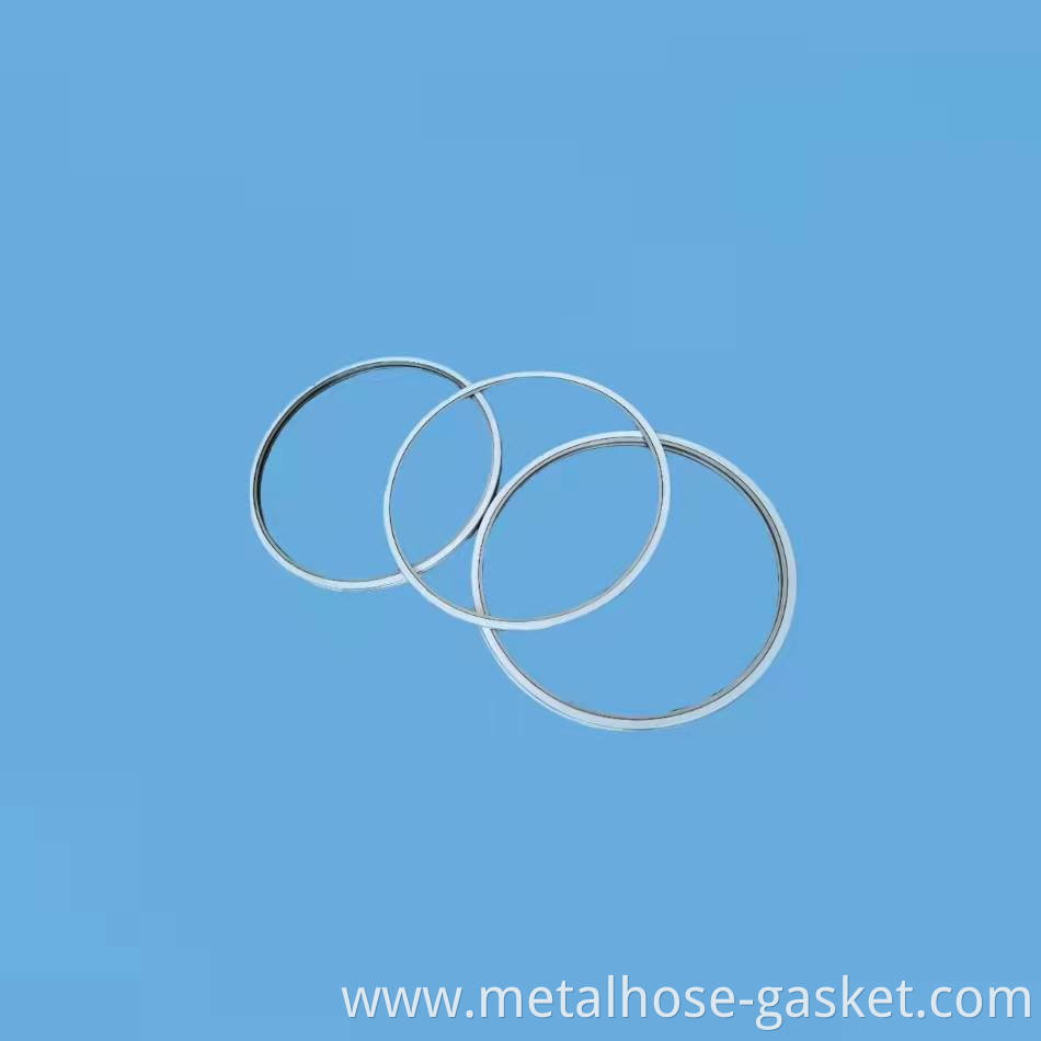 Winding gasket with inner ring PTFE